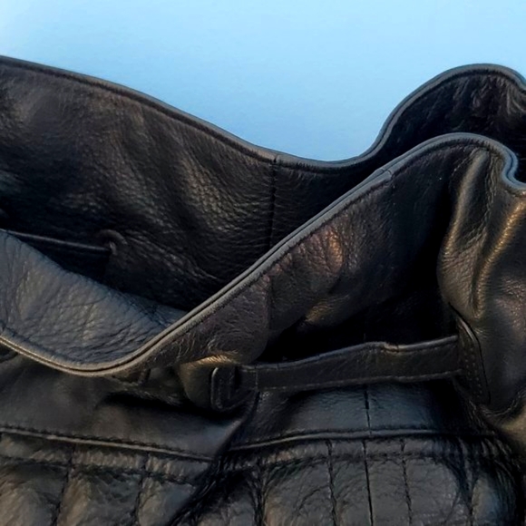 BCBGMAXAZRIA Black Quilted Leather Bag - Picture 3 of 16